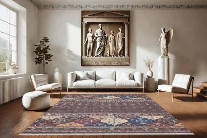 Viking Mosaic 3 Washable Rug - Image 2