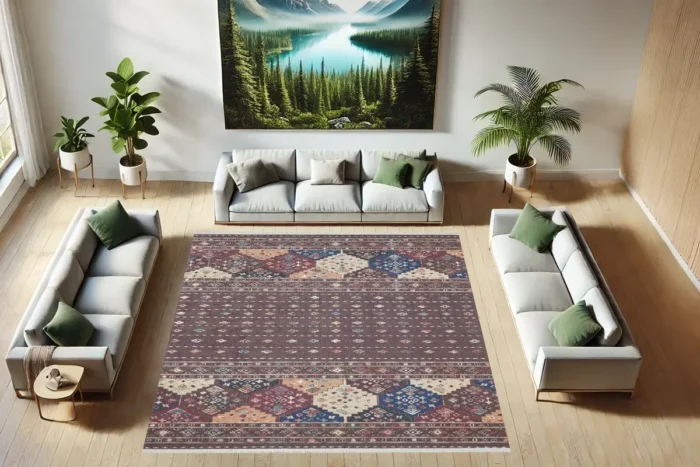 Viking Mosaic 3 Washable Rug - Image 3
