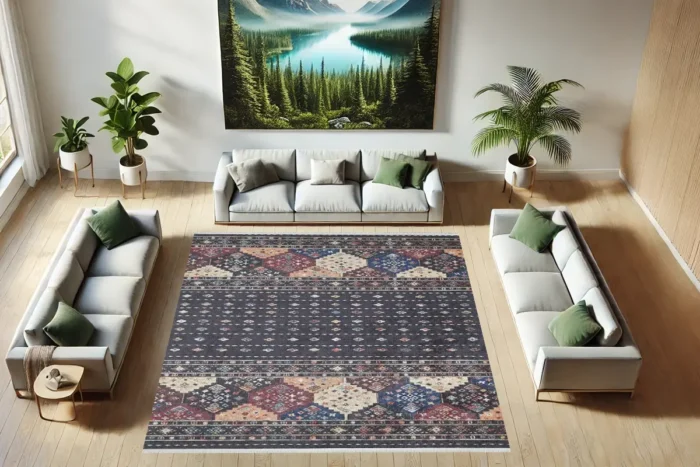 Viking Mosaic 4 Washable Rug - Image 3