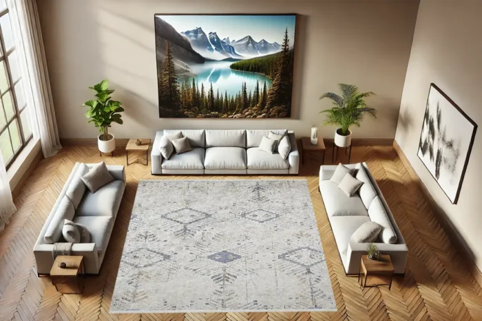 Frostbound Echo 1 Washable Rug - Image 3