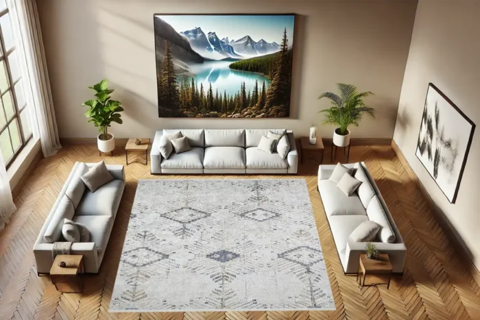 Frostbound Echo 2 Washable Rug - Image 3