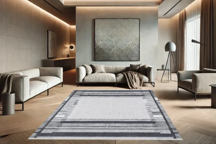 Nordic Frame 2 Washable Rug - Image 2