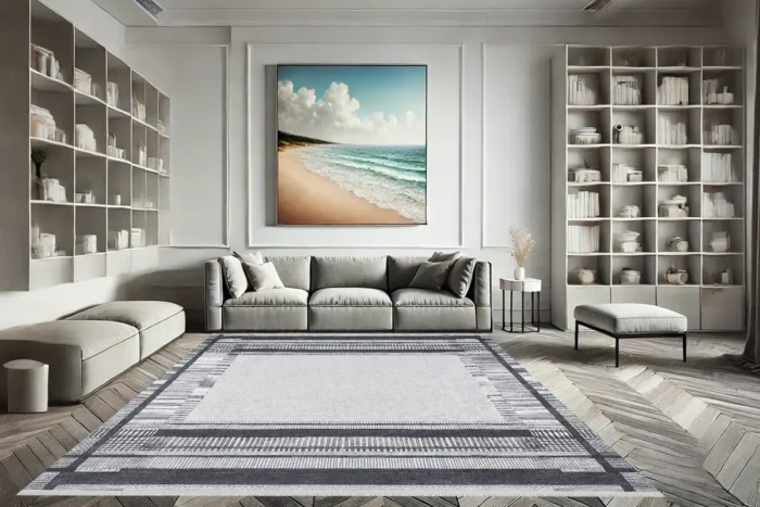 Nordic Frame 2 Washable Rug - Image 4