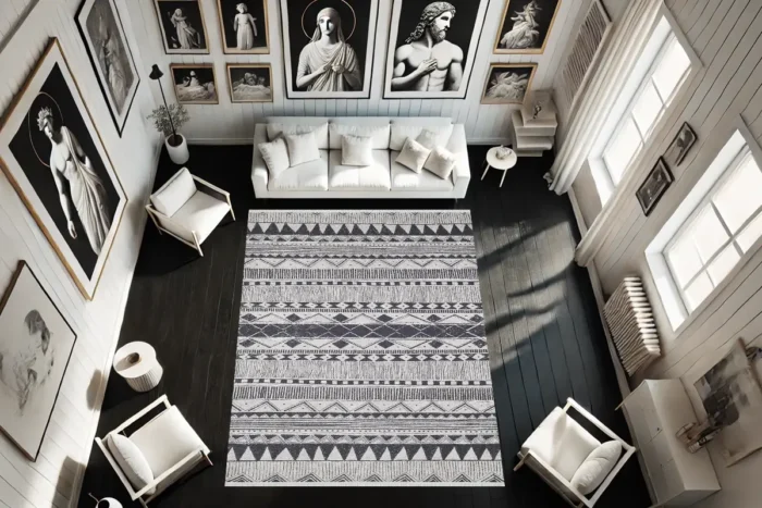 Saga Lines 1 Washable Rug - Image 3