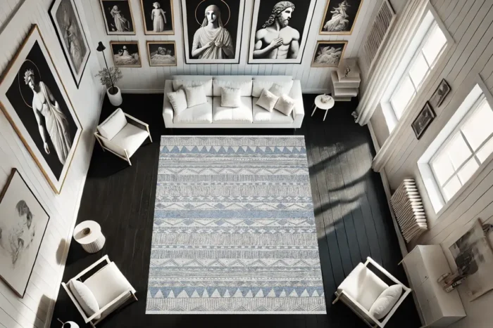Saga Lines 3 Washable Rug - Image 3