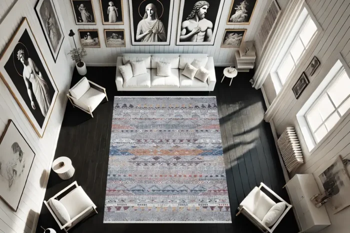 Saga Lines 6 Washable Rug - Image 3