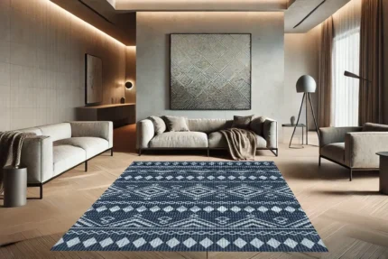 Nordic Indigo Washable Rug Nordic Indigo Washable Rug