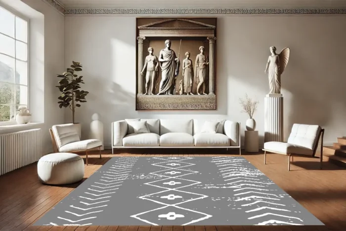 Arctic Lines Washable Rug - Image 2