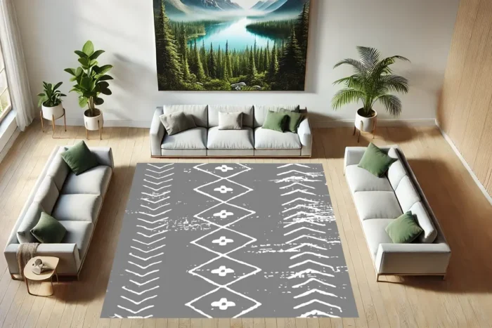 Arctic Lines Washable Rug - Image 3