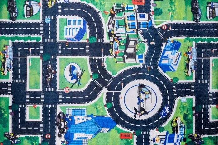 City Patrol Adventure Washable Rug - Image 1