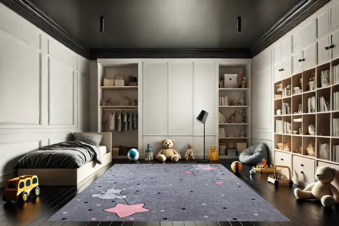 Starry Elephant Wishes Washable Rug - Image 2