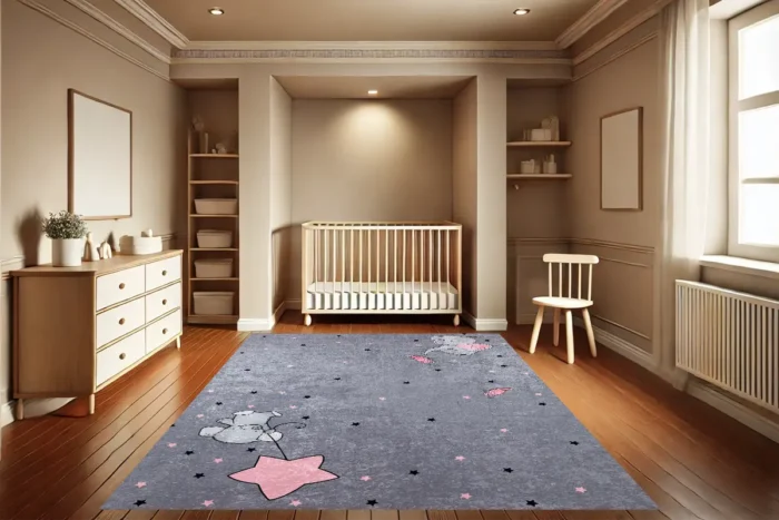 Starry Elephant Wishes Washable Rug - Image 3