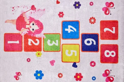 Fairy Hopscotch Delight Washable Rug Fairy Hopscotch Delight Washable Rug
