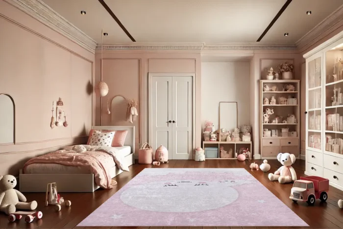 Dreamy Moon Glow Washable Rug - Image 4
