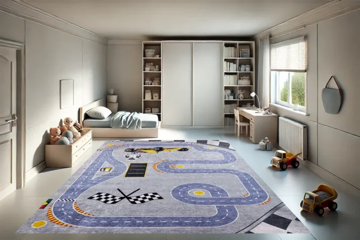Grand Prix Raceway Washable Rug - Image 2
