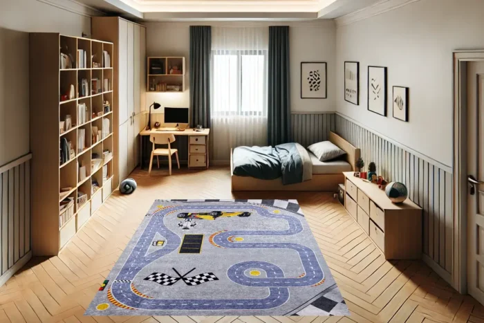 Grand Prix Raceway Washable Rug - Image 3