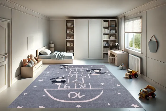 Woodland Hopscotch Washable Rug - Image 2