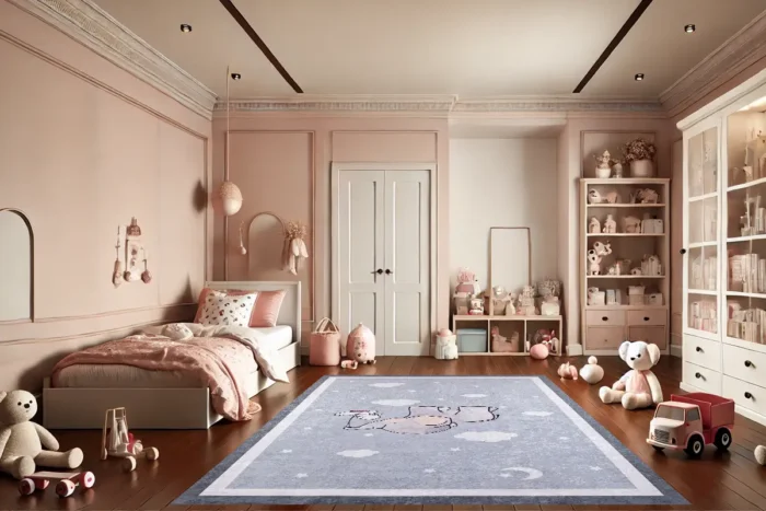 Elephant Moon Dreams Washable Rug - Image 4