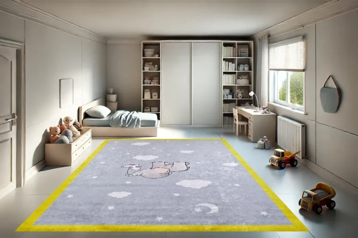 Dreamy Elephant Washable Rug - Image 2