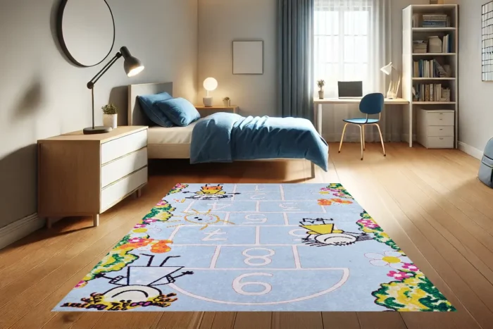 Hopscotch Playland Washable Rug - Image 4