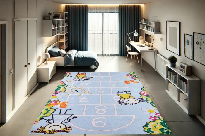 Hopscotch Playland Washable Rug - Image 3