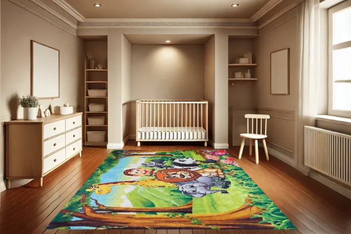 Jungle Jamboree Washable Rug - Image 3