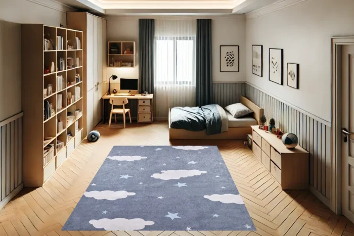 Dreamy Skies Washable Rug - Image 3