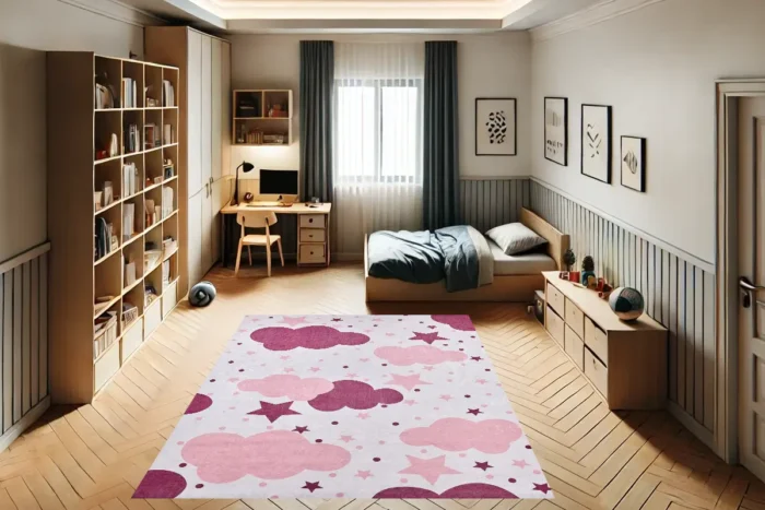 Dreamy Clouds Washable Rug - Image 3