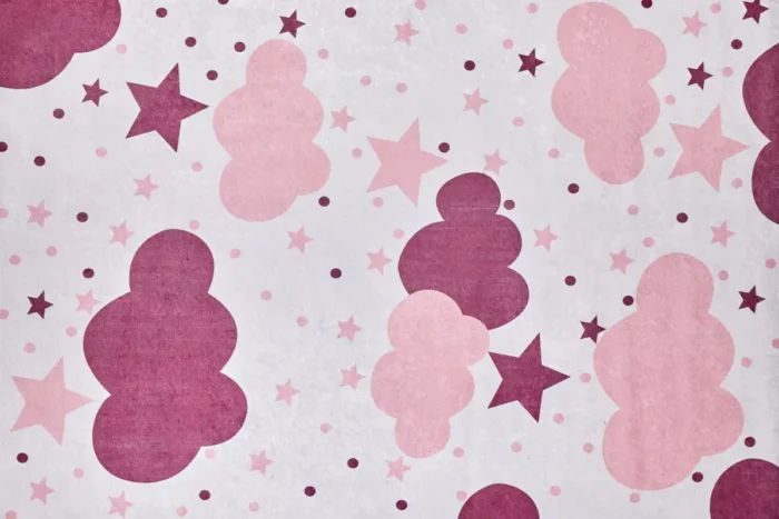Dreamy Clouds Washable Rug - Image 1