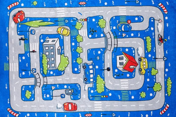 Little Drivers Washable Rug - Image 1