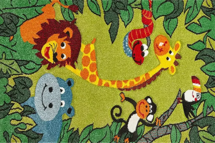 Jungle Safari Adventure Washable Rug - Image 1