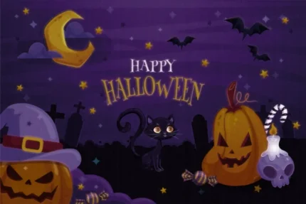 Spooky Night Gaming Rug Spooky Night Gaming Rug