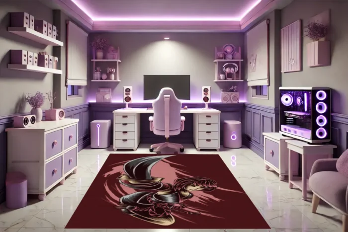 Crimson Blade Gaming Rug - Image 4