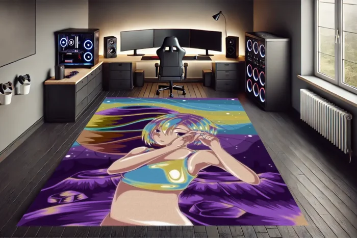 Neon Reverie Gaming Rug - Image 2