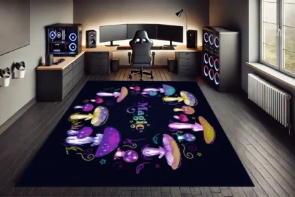Enchanted Fungi Gaming Rug Enchanted Fungi Gaming Rug