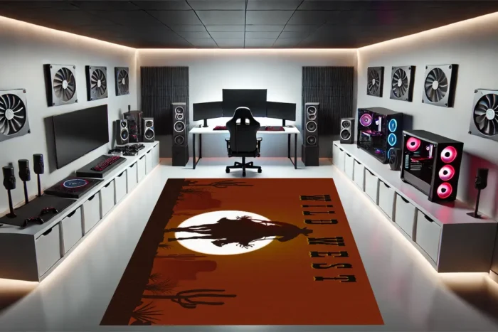 Western Horizon Gaming Rug - Image 3