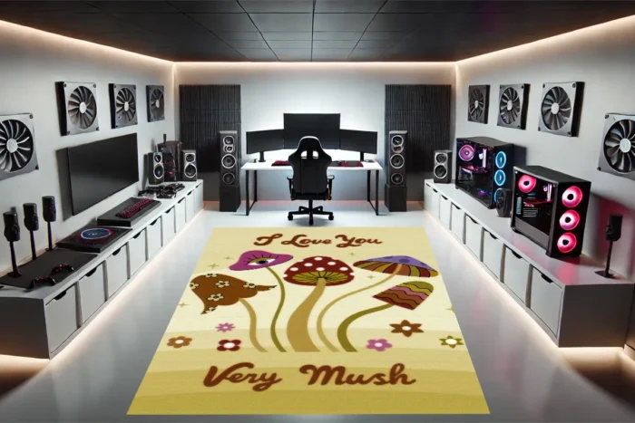 Mushroom Groove Gaming Rug - Image 3