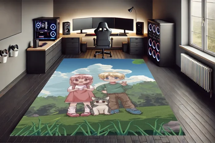 Chibi Adventure Gaming Rug - Image 2