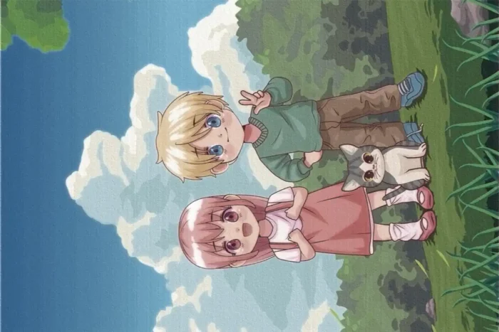 Chibi Adventure Gaming Rug - Image 1