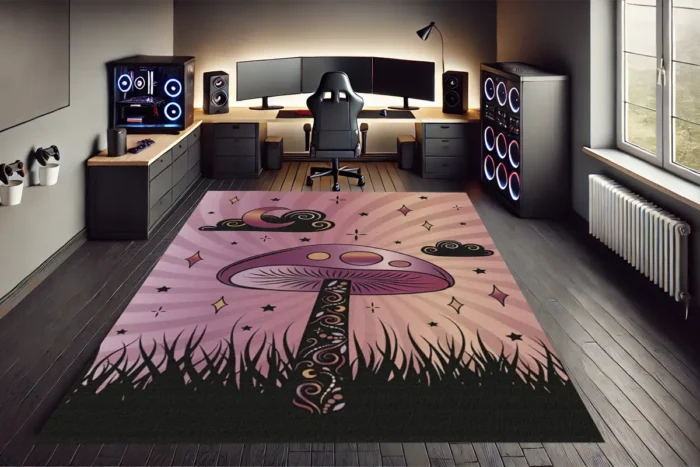 Mystical Shroom Gaming Rug - Image 2