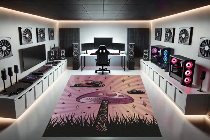 Mystical Shroom Gaming Rug - Image 3