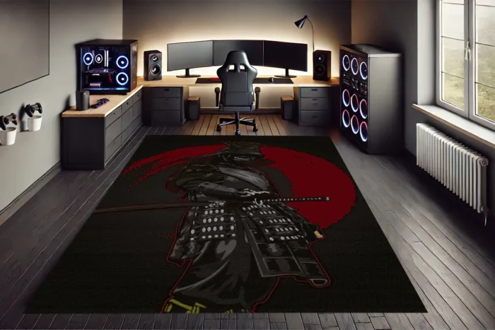 Shadow Samurai Gaming Rug - Image 2