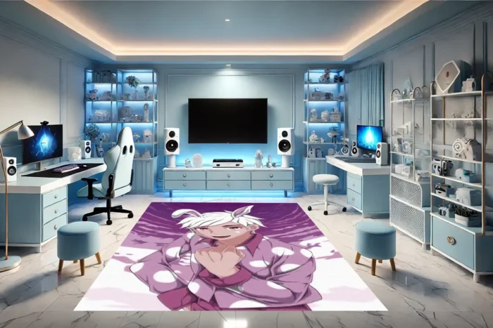 Starlight Bunny Gaming Rug - Image 2