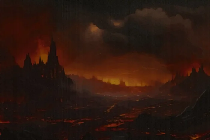 Infernal Abyss Gaming Rug - Image 1