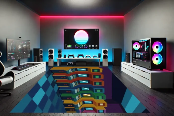 Arcade Galaxy Gaming Rug - Image 4