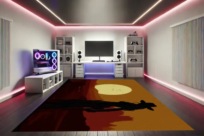 Desert Showdown Gaming Rug - Image 3