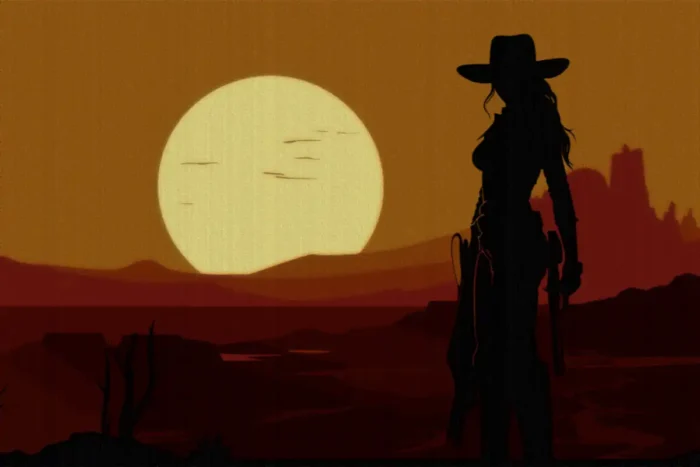 Desert Showdown Gaming Rug - Image 1