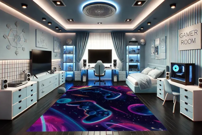 Galaxy Gamer Gaming Rug - Image 3