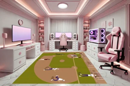 Home Run Haven Gaming Rug Home Run Haven Gaming Rug
