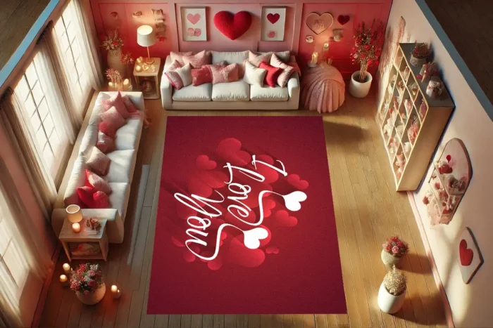 Amour Charm Love Rug - Image 2